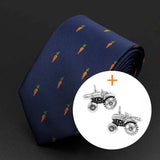 Corbata y gemelos juego de regalo para agricultores - Barlovento de Biar