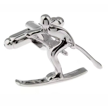 Esquiadores · gemelos de camisa para aficionados al esquí