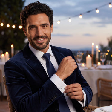 Esquiadores · gemelos de camisa para aficionados al esquí