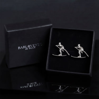 Esquiadores · gemelos de camisa para aficionados al esquí