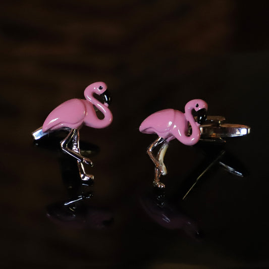 Flamencos · gemelos de flamenco rosa