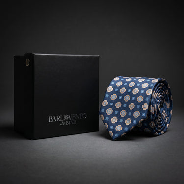 Florenze · Gravata azul estilo italiano