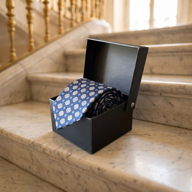 Florenze · Gravata azul estilo italiano