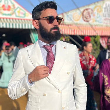 Forli red Italian style tie