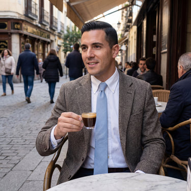 Gibson · corbata celeste suave