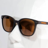 Granadella · gafas de sol marrones con detalles en naranja - Barlovento de Biar