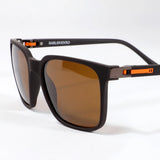 Fornells · gafas de sol marrones con detalles en naranja - Barlovento de Biar