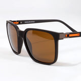 Fornells · gafas de sol marrones con detalles en naranja - Barlovento de Biar
