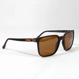 Fornells · gafas de sol marrones con detalles en naranja - Barlovento de Biar