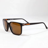 Fornells · gafas de sol marrones con detalles en naranja - Barlovento de Biar