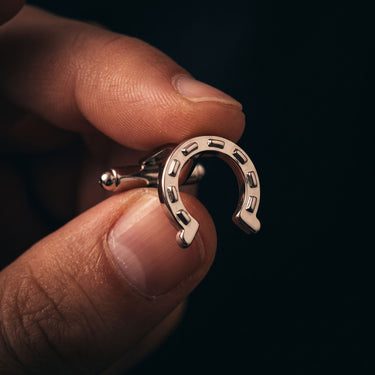 Horseshoes · cufflinks for riders and horse lovers