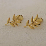 Hojas de olivo dorados · gemelos para olivareros - Barlovento de Biar