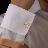 Hojas de olivo dorados · gemelos para olivareros - Barlovento de Biar