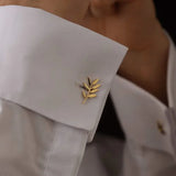 Hojas de olivo dorados · gemelos para olivareros - Barlovento de Biar