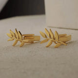 Hojas de olivo dorados · gemelos para olivareros - Barlovento de Biar