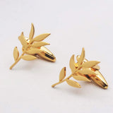 Hojas de olivo dorados · gemelos para olivareros - Barlovento de Biar