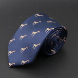 Jirafas · corbata azul con estampado de jirafa - Barlovento de Biar