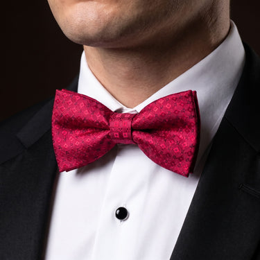 Lafayette red bow tie set