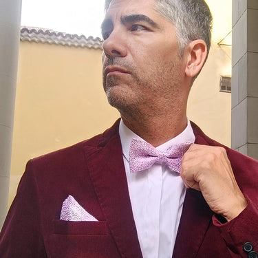 Las Vegas · conjunto de pajarita rosa