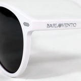 Macarella · gafas de sol redondas blancas con lentes grises - Barlovento de Biar