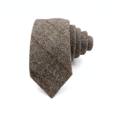 Malmo · corbata de lana marrón - Barlovento de Biar