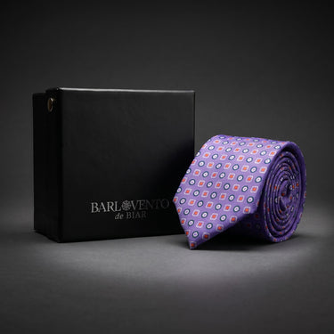 Manerbio · gravata lilás estilo italiano