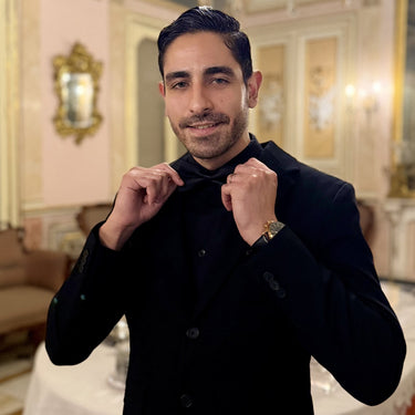 Manhattan · conjunto de pajarita negro