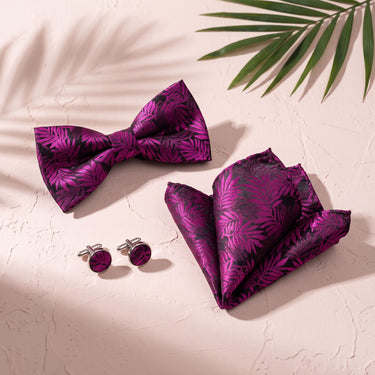Miami · Tropical Pink Bow Tie Set