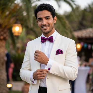 Miami · Tropical Pink Bow Tie Set