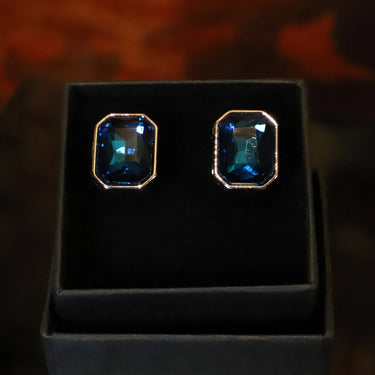 Naós · gemelos con gema azul cielo - Barlovento de Biar