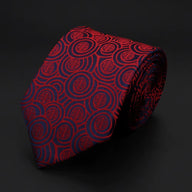 Nápoles · corbata de seda 100% estilo italiano color burdeos