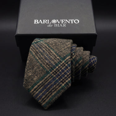 Norway · Checkered wool tie 