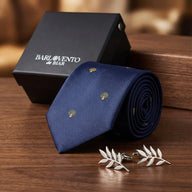Conjunto de corbata y gemelos para cultivadores de olivos