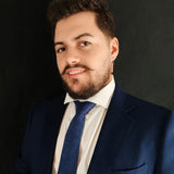 Ordos · corbata azul oscuro suave - Barlovento de Biar