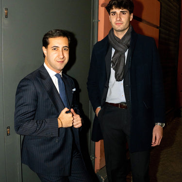 Ordos · corbata azul oscuro suave - Barlovento de Biar
