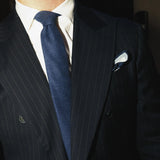 Ordos · corbata azul oscuro suave - Barlovento de Biar