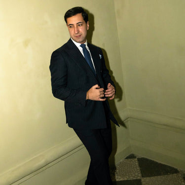 Ordos · corbata azul oscuro suave - Barlovento de Biar
