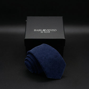 Ordos · corbata azul oscuro suave