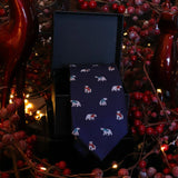 Oso Polar · corbata navideña azul - Barlovento de Biar