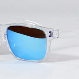 Oyambre · gafas de sol transparentes con lentes azules reflectantes - Barlovento de Biar