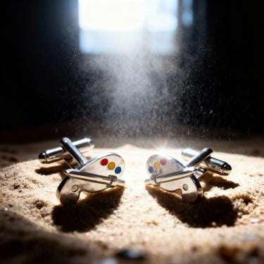 Paleta de pintura · gemelos para artistas