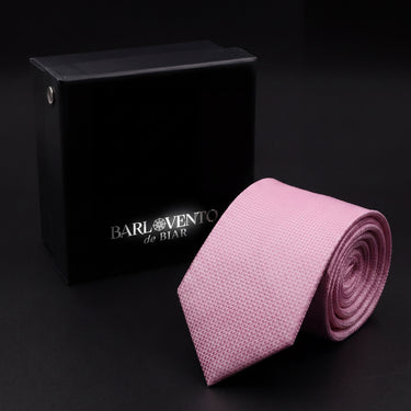Parma · corbata 100% seda color rosa empolvado