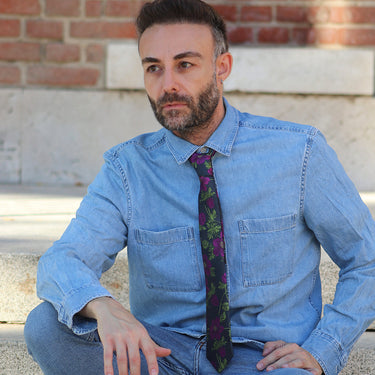 Petunias · corbata de diseño