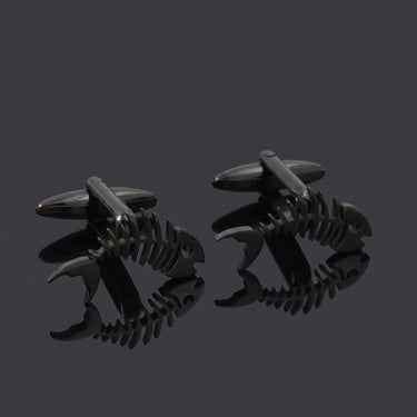 Blackfish · Fish skeleton cufflinks