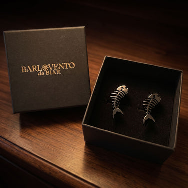 Blackfish · Fish skeleton cufflinks
