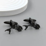 Pez Negro · gemelos de esqueleto de pez - Barlovento de Biar