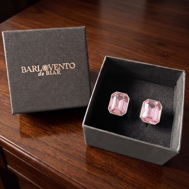 Pleiades · Pink Synthetic Diamond Cufflinks