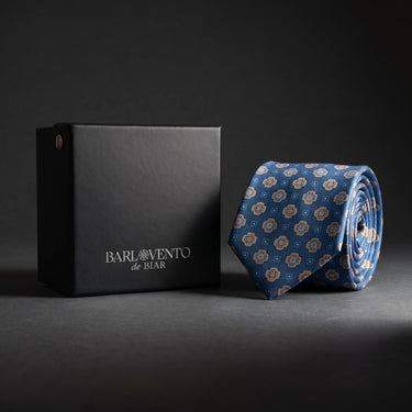 Pontedera · Gravata azul estilo italiano