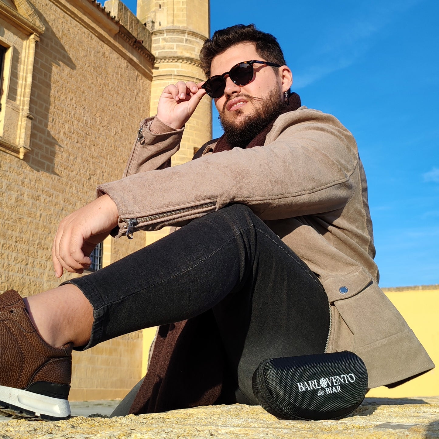 Portitxolet · gafas de sol de carey con lentes polarizadas marrones - Barlovento de Biar