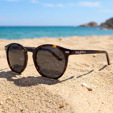 Portitxolet · gafas de sol de carey con lentes polarizadas marrones
